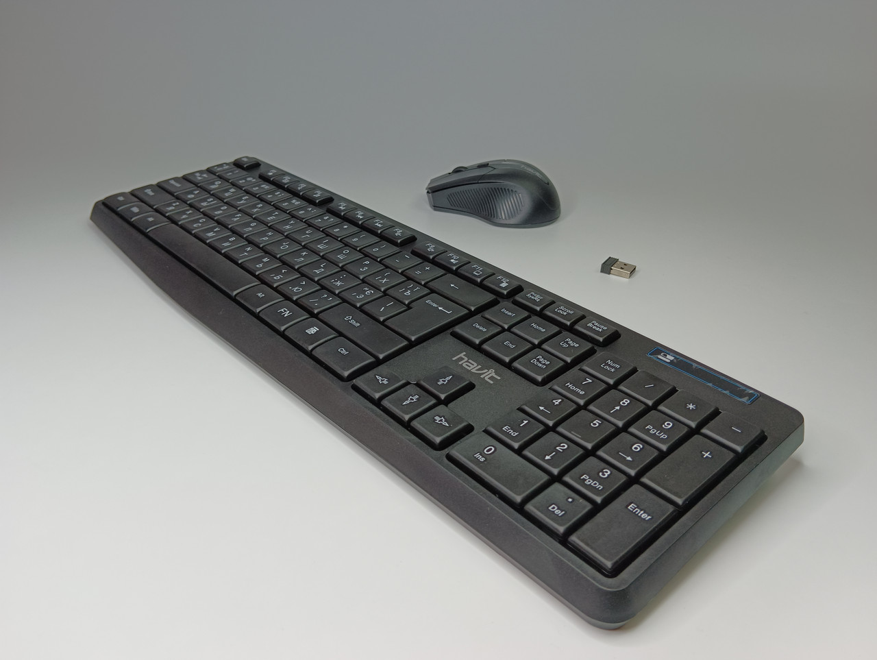 Бездротова Bluetooth Клавіатура з Мишкою в комплекті Набір Havit KB-278GCM чорний колір
