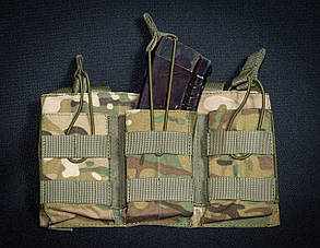 Підсумок тройний для рожків АК нагрудний, мультикам