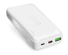 Зовнішній акумулятор SBS Powerbank 20000 mAh White (TTBB20000PD20W)