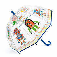Детский зонт прозрачный Djeco Роботы DD04806