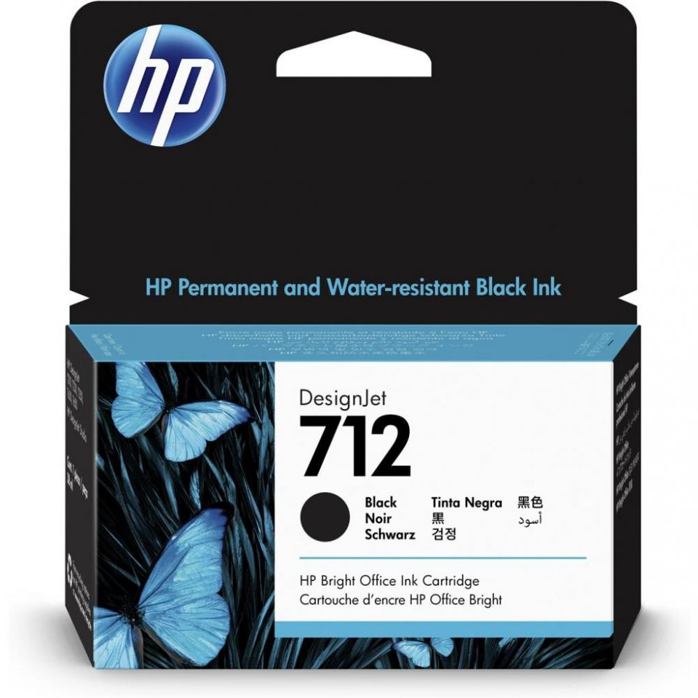 Картридж HP No.712 для HP DesignJet T230/630/650, Black, 38 мл