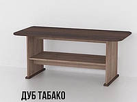 Столик журнальный, кофейный столик, стол журнальный c полкой КЖ-331 Дуб Табако