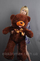 Плюшевий ведмедик "Ведмедик-шалунішка" 120 см шоколадний