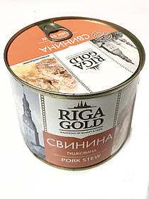 Свинина тушкована (тушковатка) Riga Gold 525