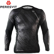 Рашгард лонгслів чоловічий Peresvit Immortal 2.0 Black Rain Long Sleeve Rash Guard