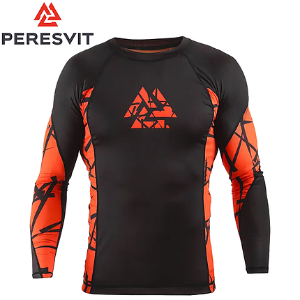 Рашгард лонгслів чоловічий Peresvit Rival Rashguard Orange Longsleeve, фото 2