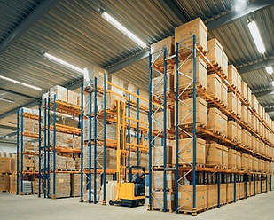 Складський стелаж для палет, висота 8.5 м., 5 ярусів, виробник: "IMBO", Б/у