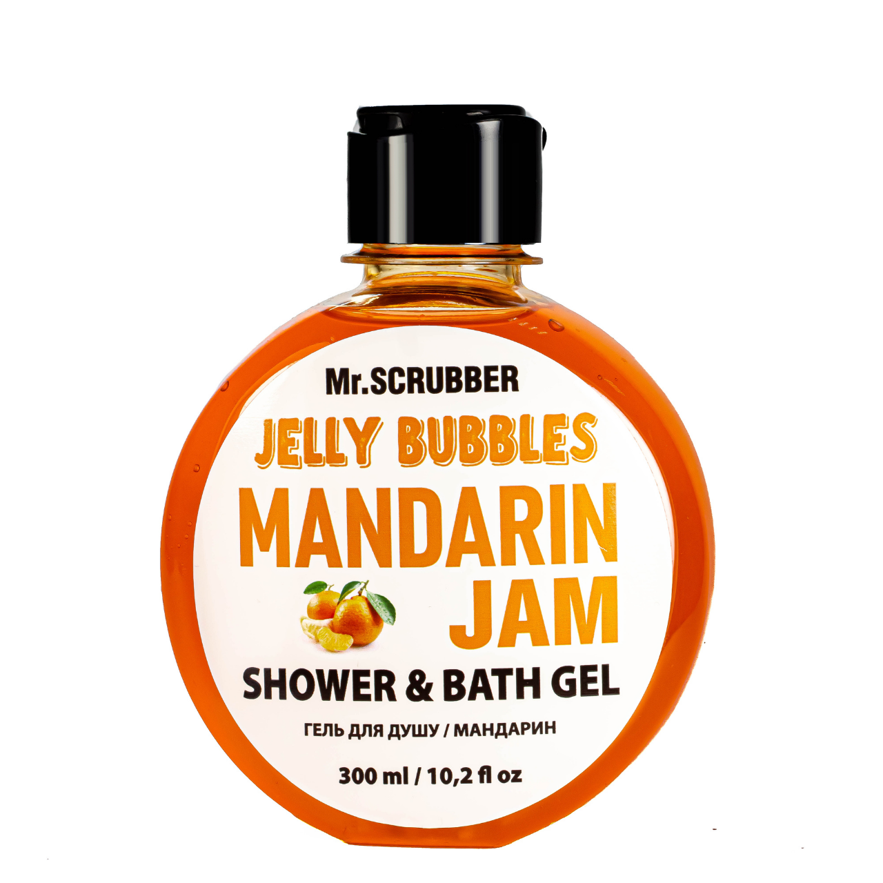 Гель для душу Mr Scrubber Jelly Bubbles Mandarin Jam Shower & Bath Gel мандарин 300 мл