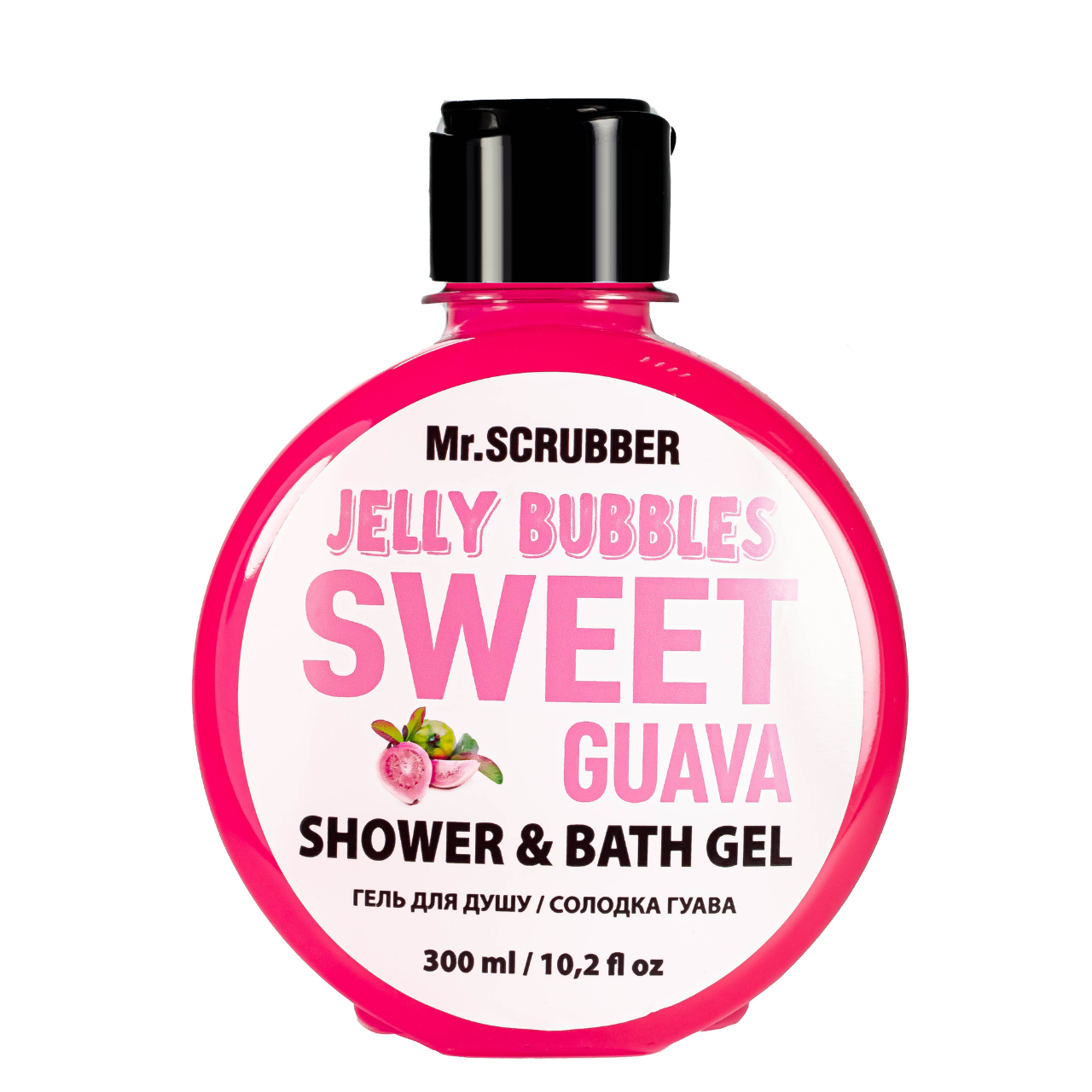 Гель для душу Mr Scrubber Jelly Bubbles Sweet Guava Shower & Bath Gel гуава 300 мл, фото 1