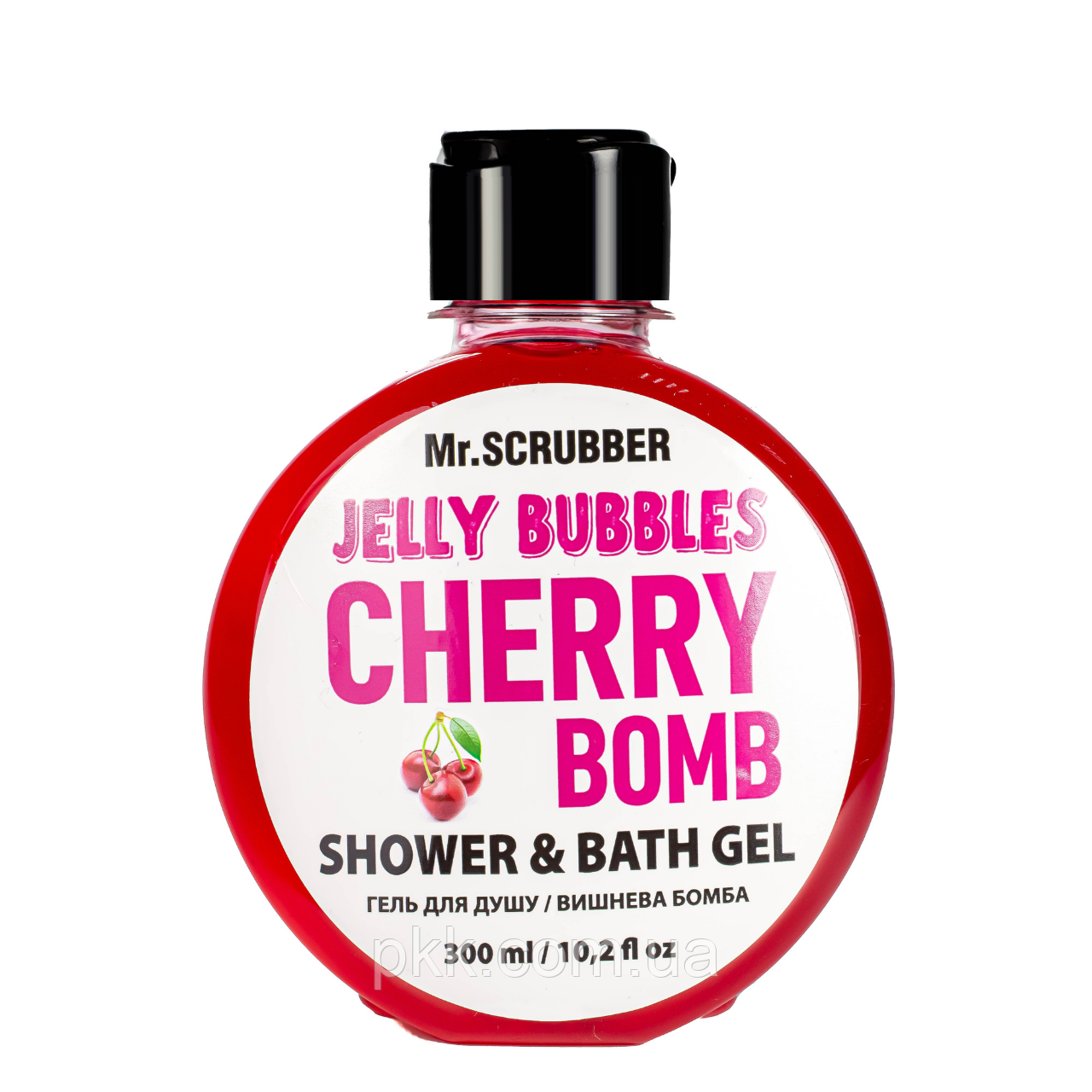 Гель для душу Mr Scrubber Jelly Bubbles Cherry Bomb Shower & Bath Gel вишня 300 мл