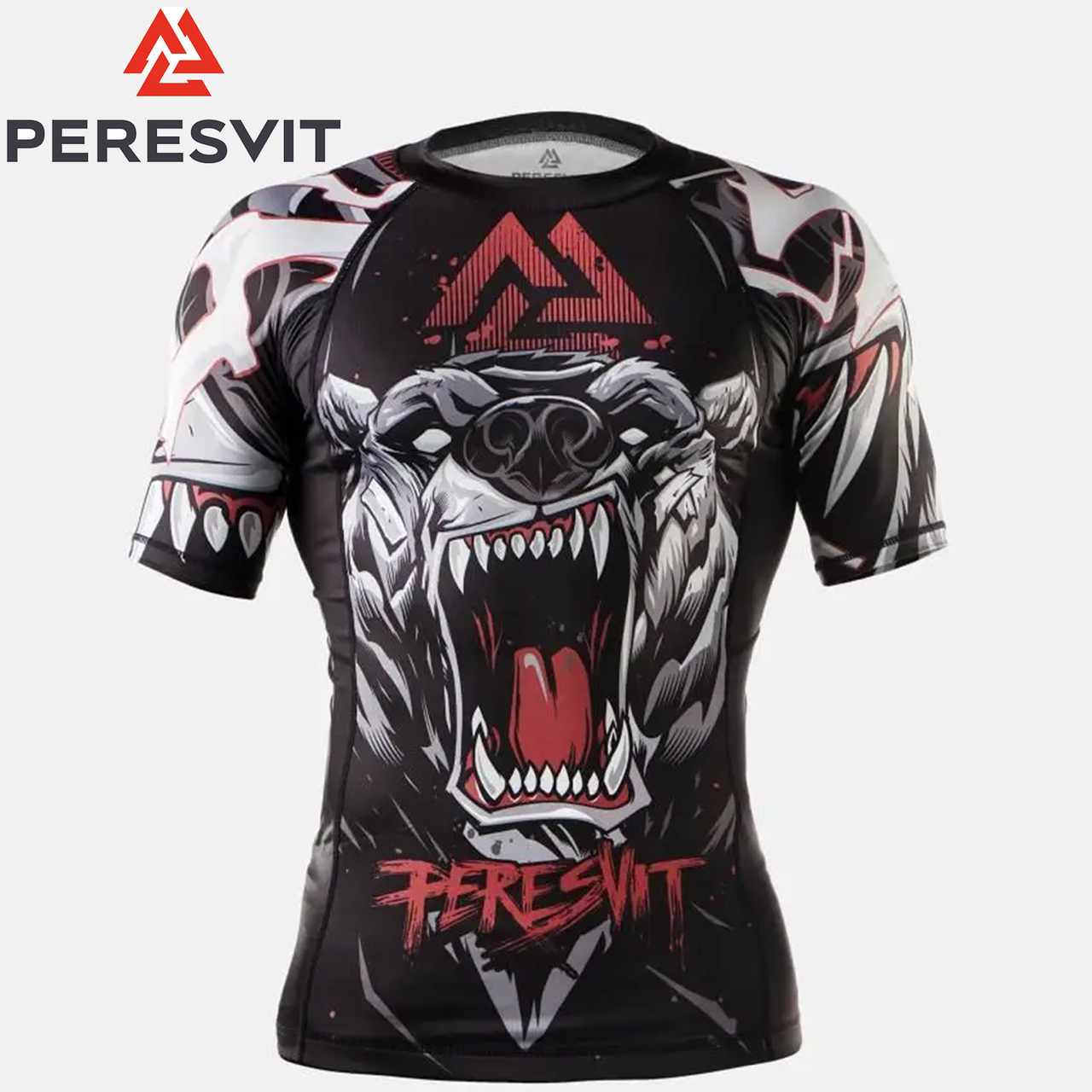 Рашгард з коротким рукавом чоловічий Peresvit Battle Bear Short Sleeve Rash Guard