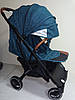 Прогулянкова коляска YoyaPlus Premium 2022 — дитяча коляска для подорожей, у ручну поклажу, Синій, фото 2