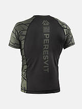 Рашгард з коротким рукавом чоловічий Peresvit Rival Rashguard Riffle Green Shortsleeve, фото 2