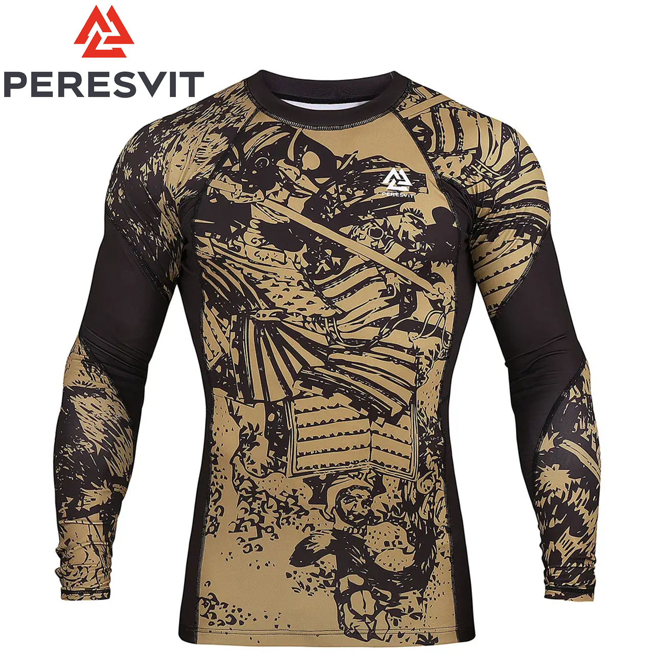 Рашгард лонгслів чоловічий Peresvit Hokusai Long Sleeve Sand