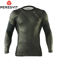 Рашгард лонгслів чоловічий Peresvit Immortal 2.0 Military Green Long Sleeve Rash Guard