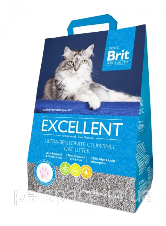 Наповнювач для котячого туалету Brit Fresh Excellent (Бріт Фреш Екселент) 5кг
