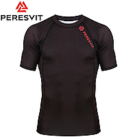 Рашгард с коротким рукавом мужской Peresvit Core Short Sleeve Black-Red