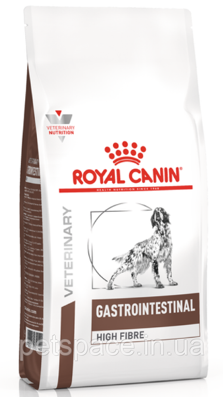 Корм дієта для собак Royal Сanin Gastroіntestinal High fibre(Роял Канін при розладах травлення)14кг