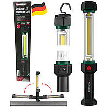 Робочий ліхтар акумуляторний Parkside PATC 2 B1 з магнітом (37 см, USB, 5 годин, 2200 мА·год, Німеччина)