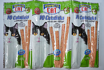 Ласощі для Perfecto Cat (Перфект Кет м'ясні палички з м'ясом птиці та кролика) 1шт