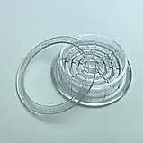 Кругла вентиляційна решітка для натяжних стель - 48мм.(прозорий), для стельової вентиляції, фото 3