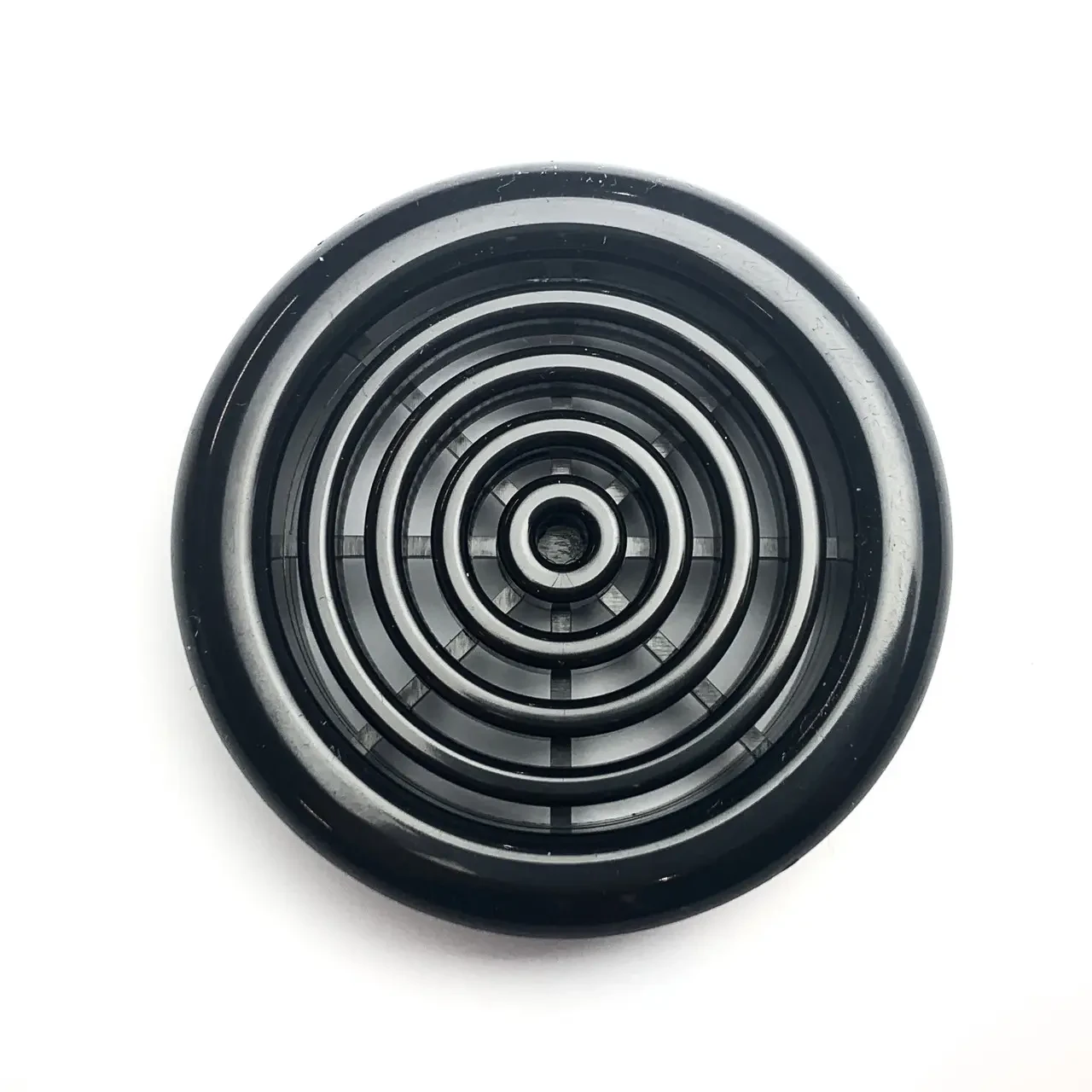 Кругла вентиляційна решітка для натяжних стель - 48мм.(чорні), для стельової вентиляції