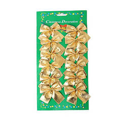 Бантики на ялинку новорічні 12шт MA19-461