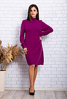 Женское теплое платье Serianno фиолетовое