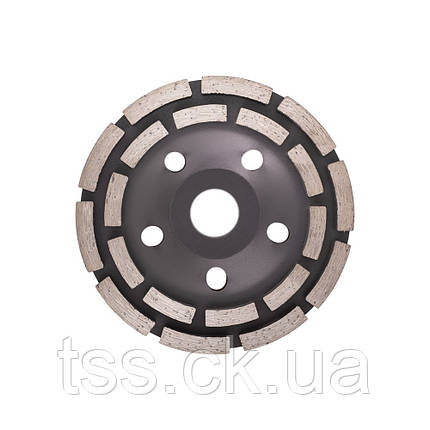 Фреза алмазна торцева для каменю GRANITE DOUBLE LINE 125х22.2 мм 12500 об./хв 9-20-125, фото 1