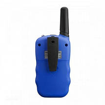 Комплект рацій Baofeng MiNi BF-T2 PMR446 Blue (0.5W, PMR446, 446 MHz, до 5 км, 8 каналів, 4xAAA), 2 шт., фото 4