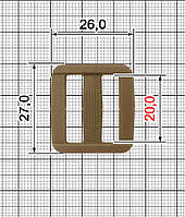 Перетяжка двощілинна A.FP-2207, 20 мм, колір камуфляж