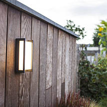 Настінний вуличний світильник 15Вт 3000К теплий колір освітлення 11х22 см, фото 3