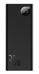 Зовнішній акумулятор (Power Bank) Baseus Adaman Metal Digital Display 20000 mAh 30W black (PPAD030001)