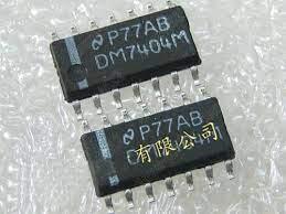 Микросхема DM7404M Демонтаж