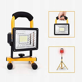 Галогенна лампа на батареях, прожектор, 2400 лм, 50 Вт, LED