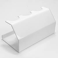 Підставка в кафе для французських хот-догів та шаурми біла на 3 хот-доги, тримач хот-догів