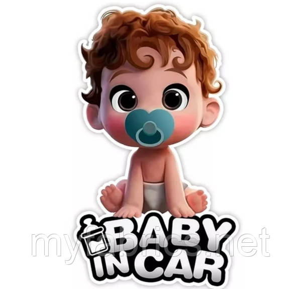 Наклейка на авто "BABY IN CAR"