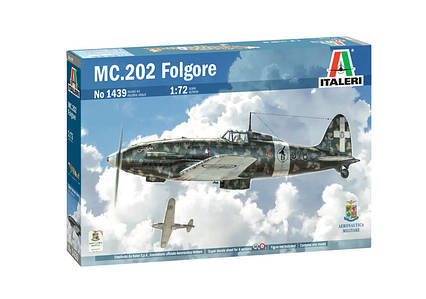 MC.202 Folgore. Збірна модель винищувача у масштабі 1/72. ITALERI 1439, фото 1