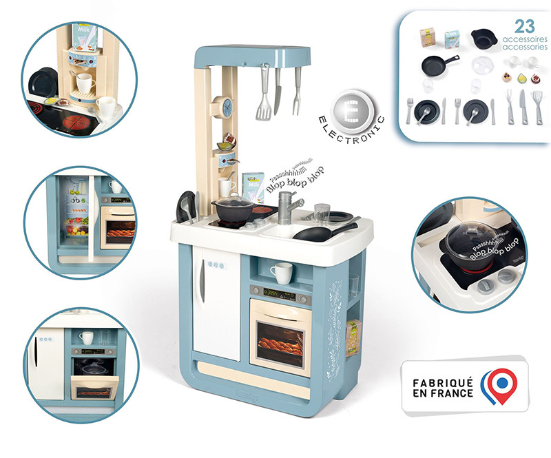 Інтерактивна ігрова кухня Smoby Bon Appetit з аксесуарами 310824, фото 1