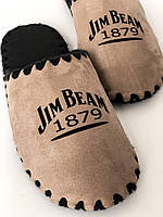 Тапочки чоловічі домашні  Jim Beam  Джим Бім  віскі подарункові тапочки ручної роботи