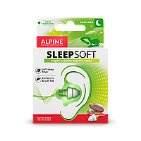 Беруши многоразовые для сна Alpine Sleep Soft с футляром SNR 25дБ
