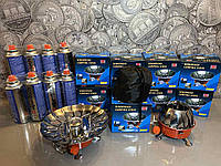 Плитка пальник газовий портативний переносний, таганок, примус газовий