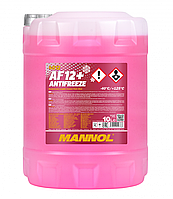 MANNOL Antifreeze AF12+ (-40 °C) 10л. Longlife Антифриз червоний