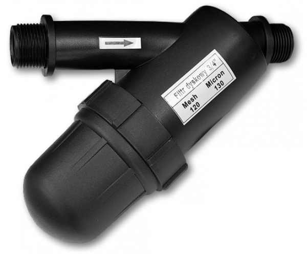 Фільтр дисковий із зовнішньою різьбою
1", 120 мesh, DSF-100DML