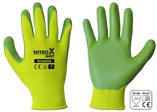 Рукавички захисні NITROX MINT нітрил, розмір 
7, RWNM7