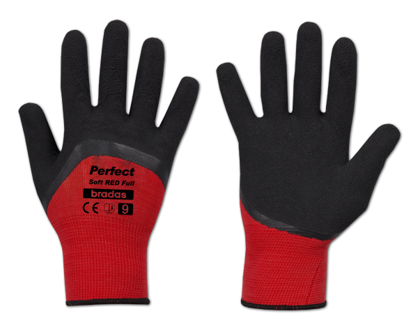 Рукавички захисні PERFECT SOFT RED FULL латекс, розмір
11, RWPSRDF11