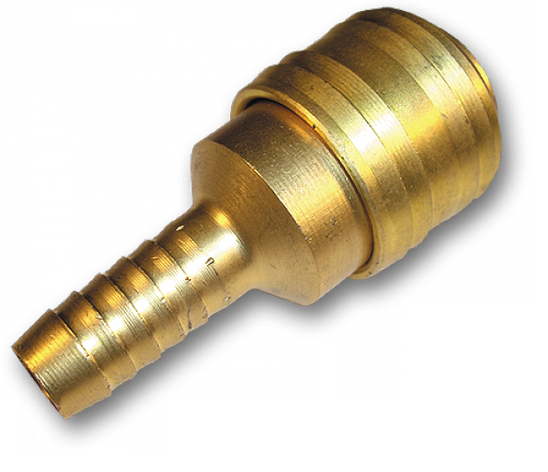 Конектор пневматичний "мама" зі штуцером 
під шланг 6 мм, латунь, SE2-2SH, фото 2