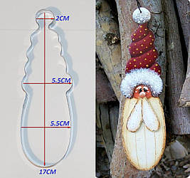 Вірубка для пряника Санта