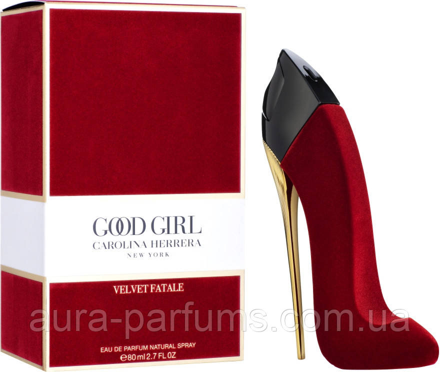 Жіночі парфуми Carolina Herrera Good Girl Velvet Fatale (Кароліна Еррера Гуд Герл Вельвет Фаталь) 80 ml/мл