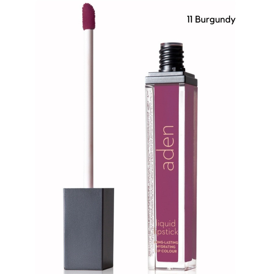 Aden Cosmetics 11 Burgundy Рідка стійка помада Liquid Lipstick